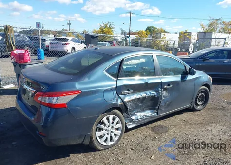 2015 Nissan Sentra Sv из США, поврежденный, VIN 3N1AB7AP6FL678480